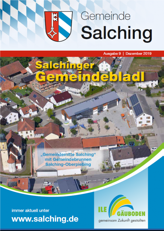 Titelblatt vom Salchinger Gemeindebladl Ausgabe 9 Dezember 2019