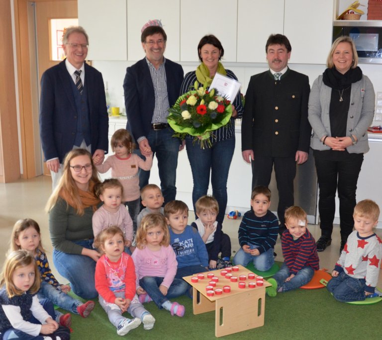 Gruppenfoto bei der Feier des 25-jährigen Dienstjubiläums