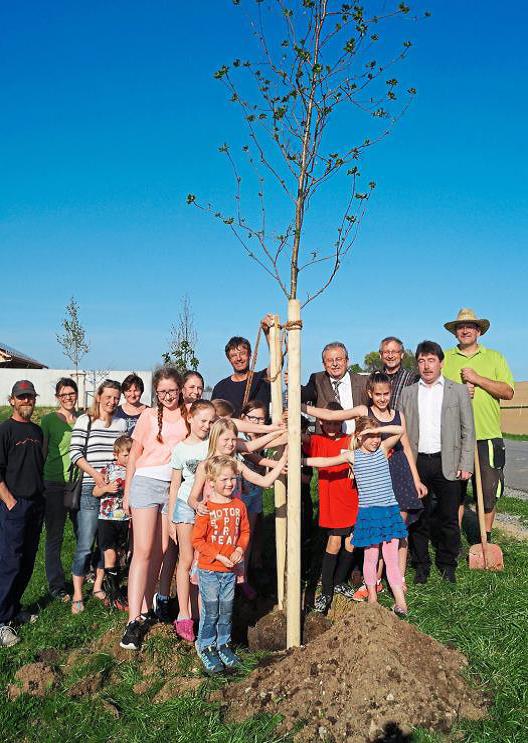 Gruppenfoto mit den Mitgliedern des OGV