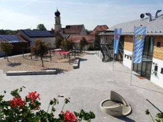 „Am Reichenederhof“, Schauplatz des Gemeindefestes