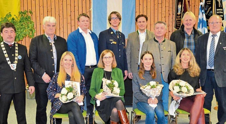 Gruppenfoto bei der Ehrung